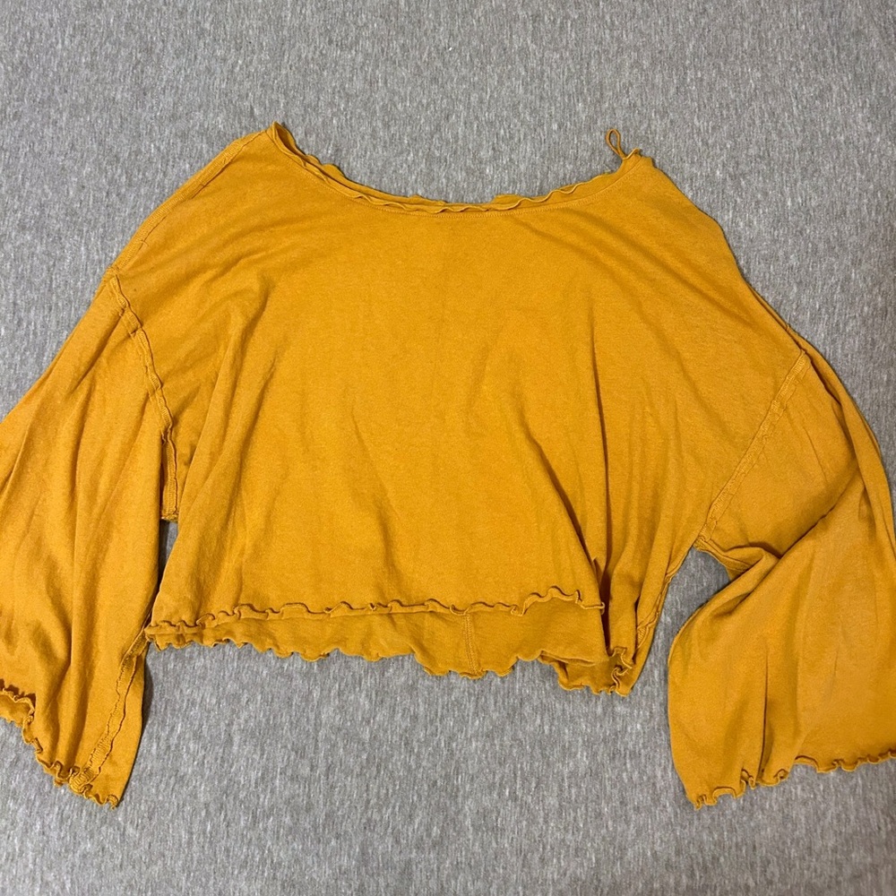 Yellow Free People Top